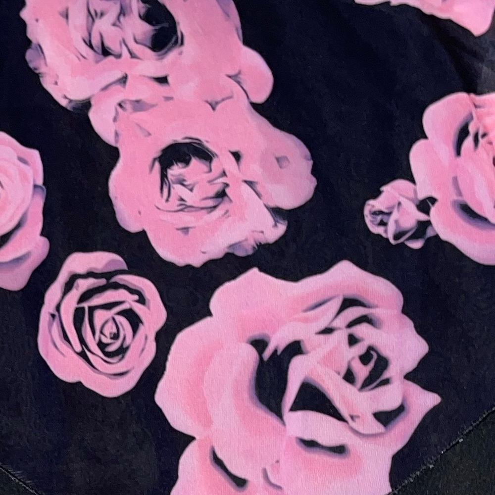 Women’s Elegant Rose Overlay Capelet Dress !! - Picture 7 of 12